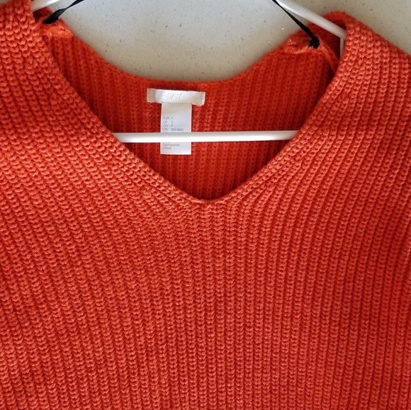 Orange knit sweater - Picture 2 of 5